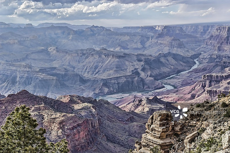 科罗拉多河大峡谷图片素材