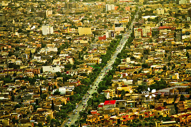 苏莱曼尼亚的特维马利克街图片素材