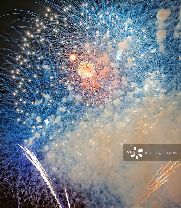 查尔斯顿独立日烟花图片素材