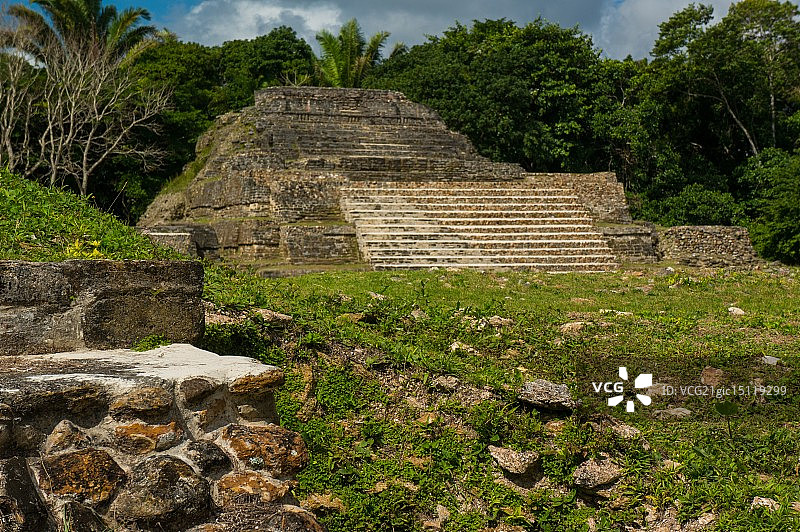 伯利兹阿尔通哈玛雅遗址图片素材