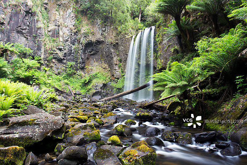 霍普敦瀑布图片素材