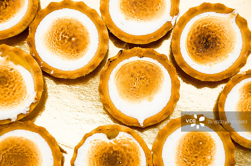 柠檬蛋白酥皮挞图片素材