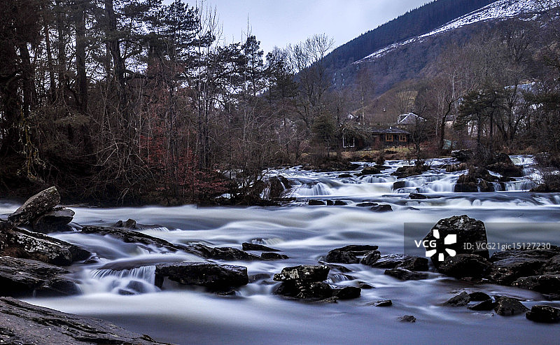 苏格兰多查特瀑布图片素材