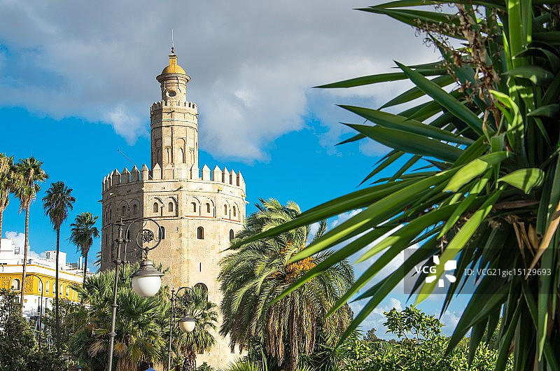 塞维利亚黄金塔图片素材