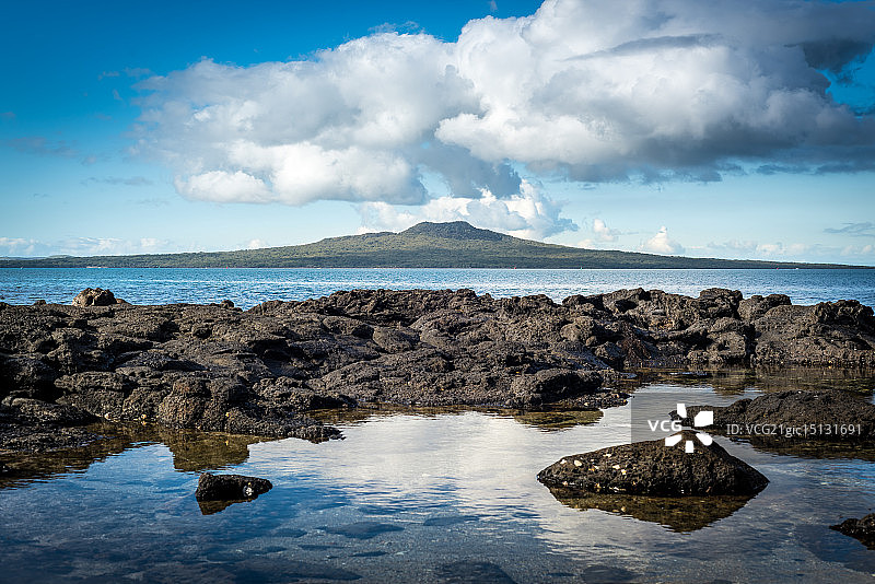 从塔卡普纳看到的朗伊托托岛图片素材