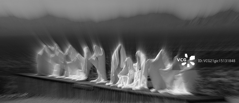 鬼城的幽灵图片素材