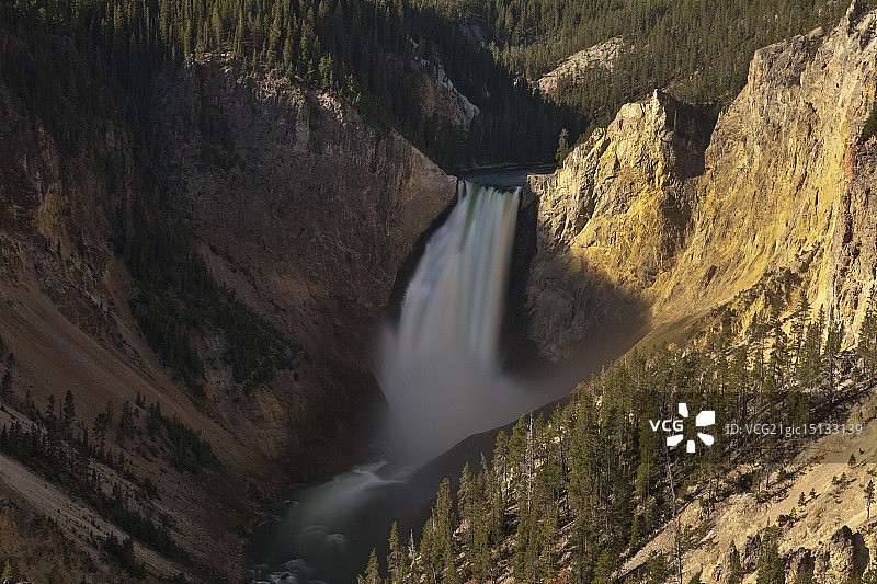 黄石的低瀑图片素材