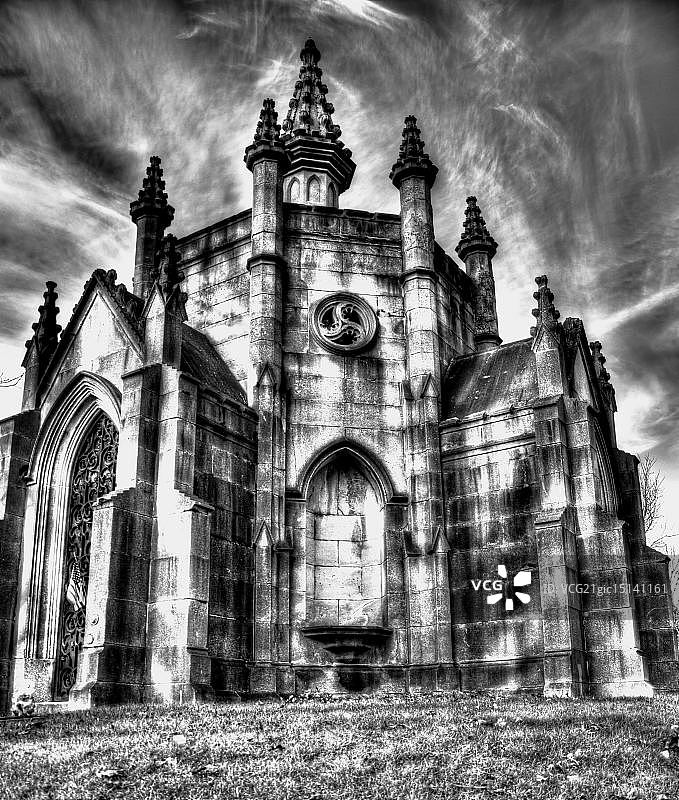 纽约绿荫公墓陵墓图片素材