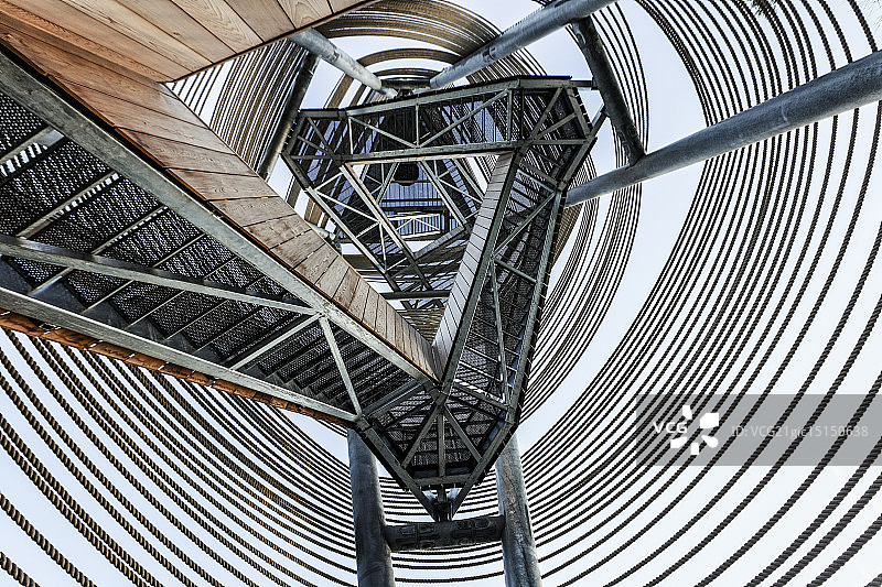 楼梯和绳索图片素材