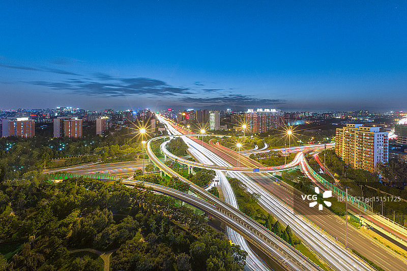 健翔桥夜景图片素材