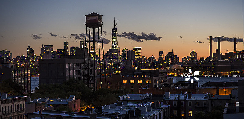 布鲁克林绿点区图片素材