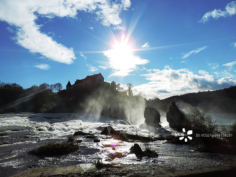莱茵瀑布图片素材