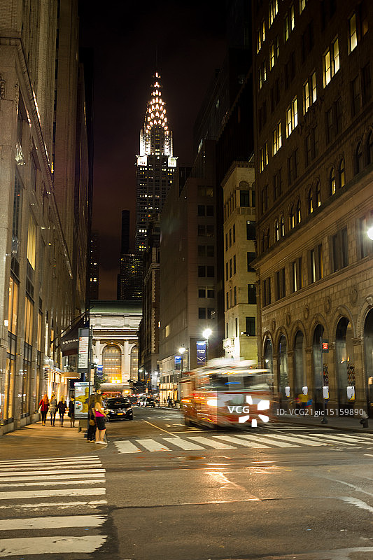 纽约克莱斯勒大厦图片素材