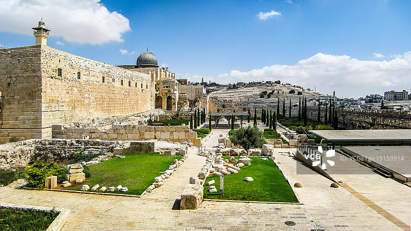 阿克萨清真寺图片素材