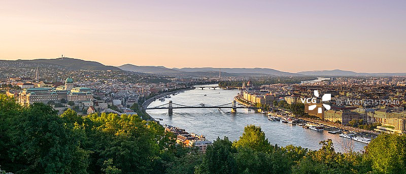 从盖勒特山眺望图片素材