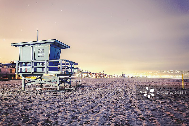 曼哈顿海滩美式海滩小屋图片素材