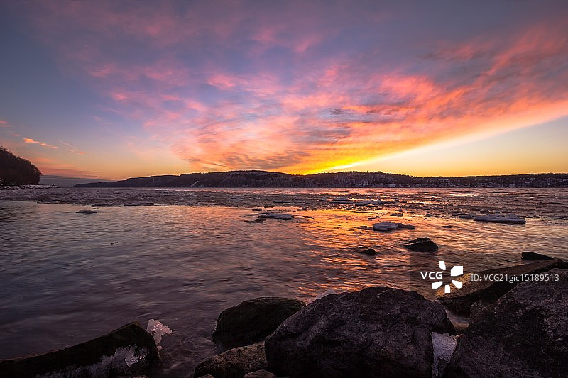 哈德逊河图片素材