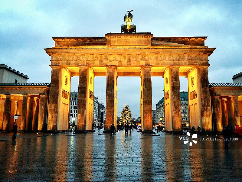 勃兰登堡门图片素材