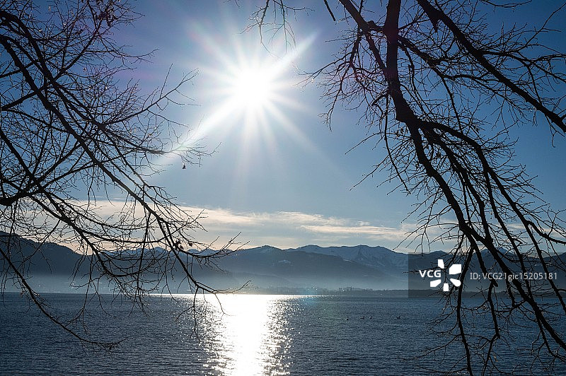 博登湖图片素材