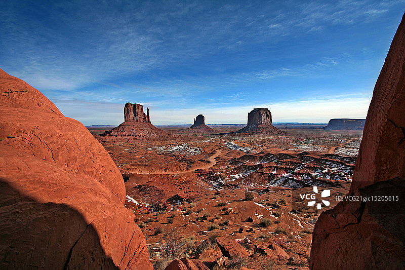 纪念碑山谷,亚利桑那州图片素材
