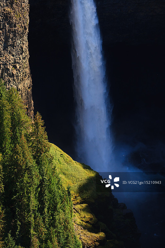 赫尔姆肯瀑布图片素材