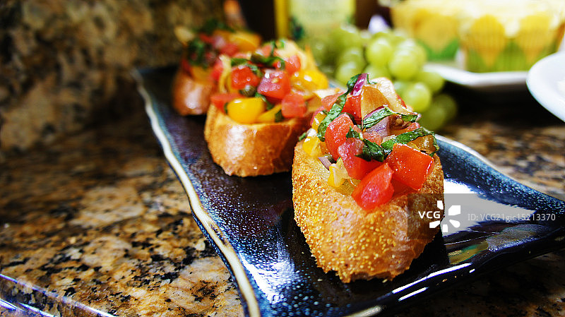 意式烤面包图片素材