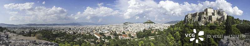 雅典的帕特农神庙图片素材