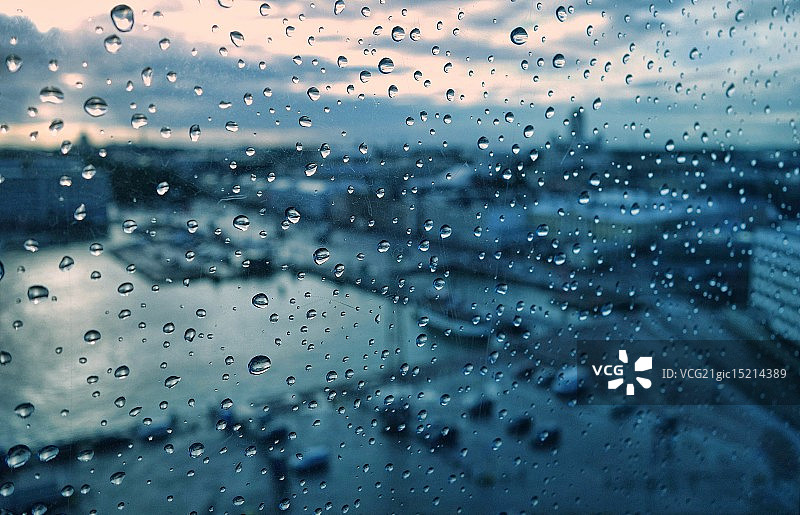 雨中的赫尔辛基图片素材