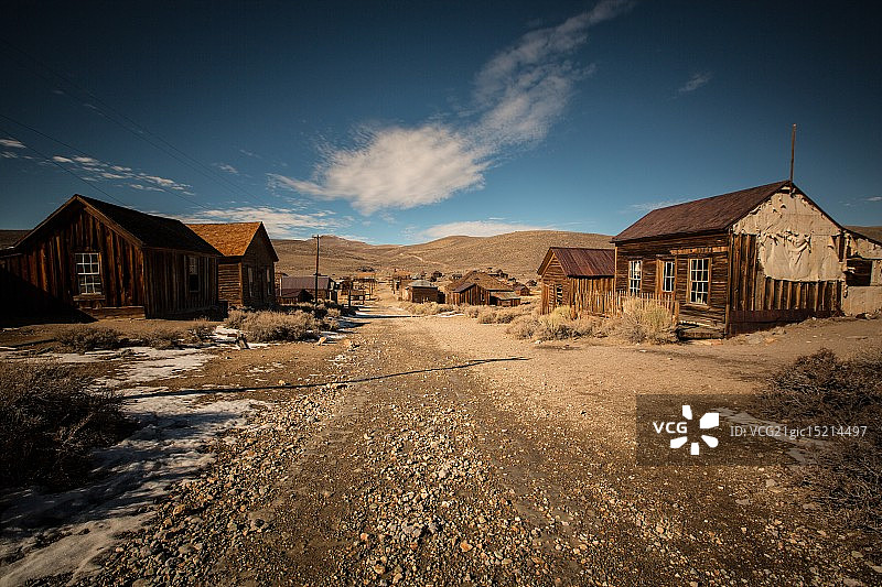 加利福尼亚州的博迪鬼镇图片素材