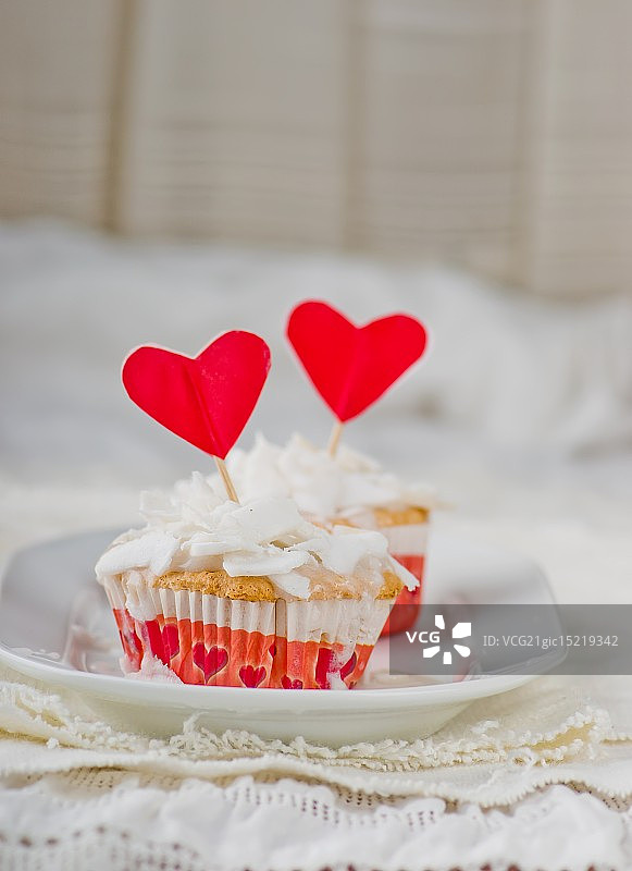 椰子蛋糕图片素材