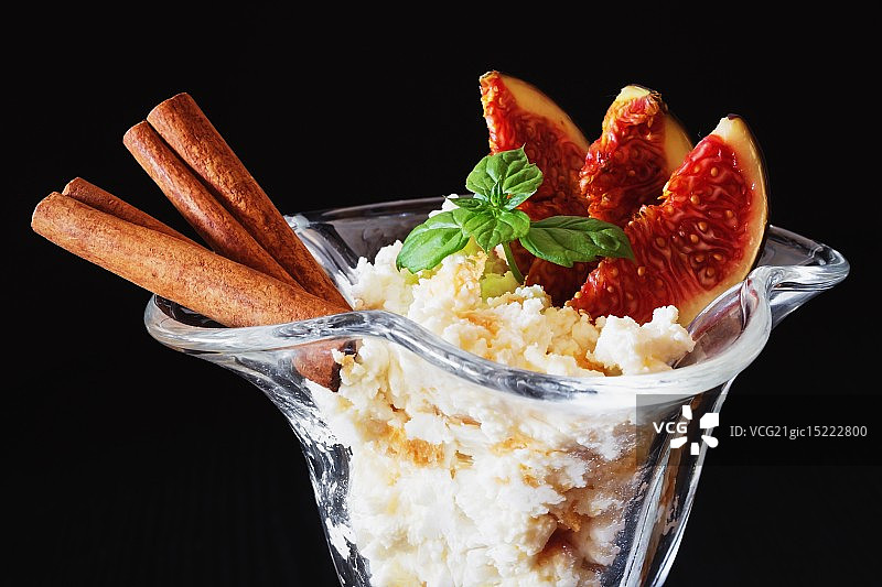 美味的凝乳图片素材