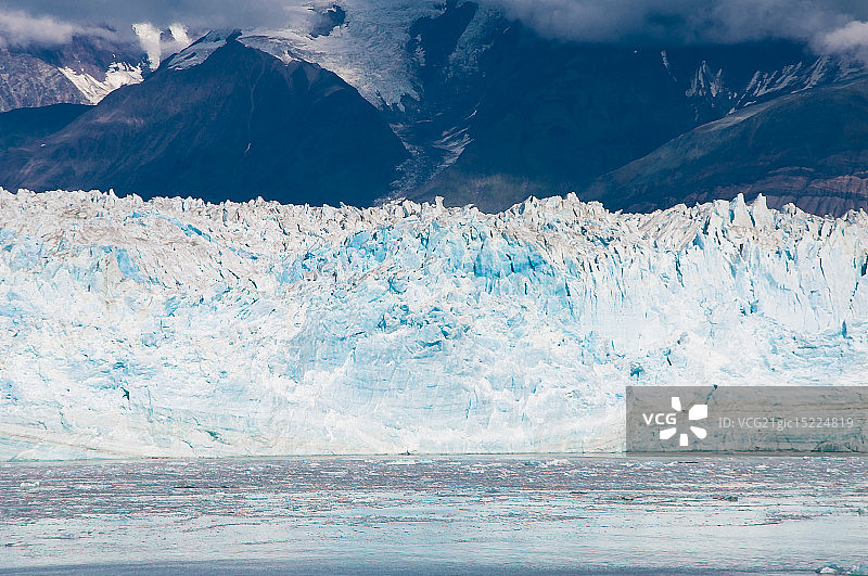 哈伯德冰川图片素材