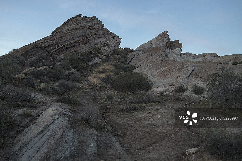 暮光下的瓦斯奎兹岩图片素材