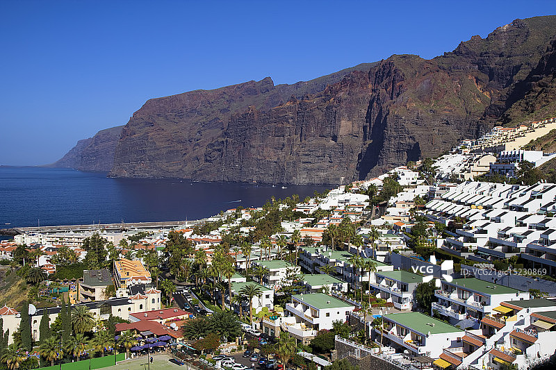 特内里费岛的洛斯吉甘特斯图片素材
