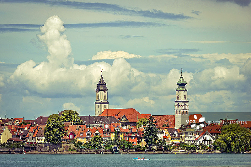 博登湖畔林道图片素材