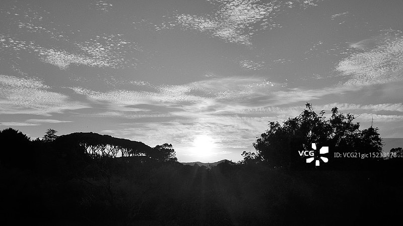 厄尔巴岛日落图片素材