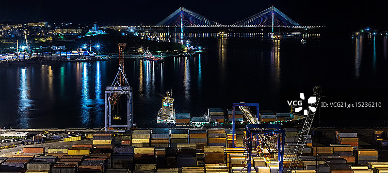 符拉迪沃斯托克港图片素材