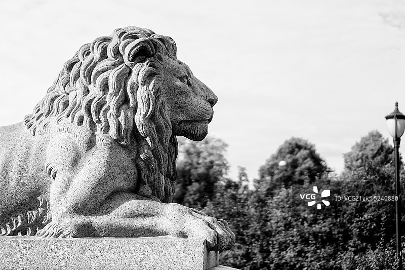 石狮子图片素材