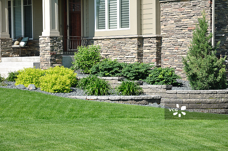 景观挡土墙图片素材