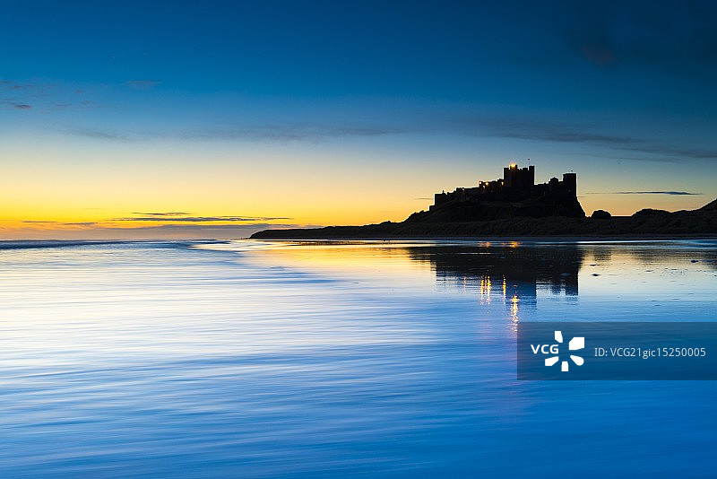 班堡城堡轮廓图片素材