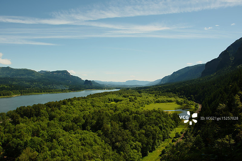 俄勒冈州哥伦比亚河峡谷图片素材