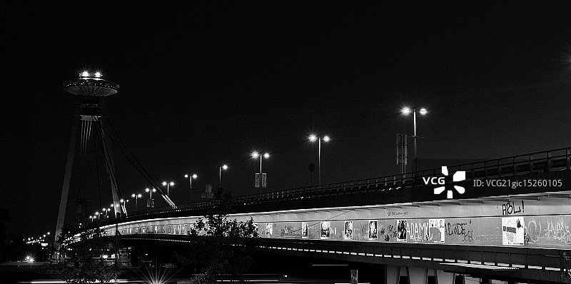 布拉迪斯拉发UFO桥图片素材