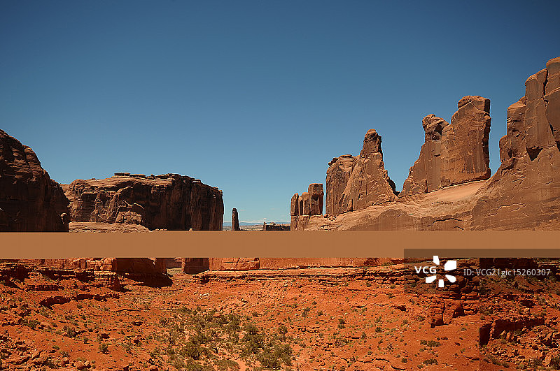 犹他州拱门国家公园公园大道图片素材