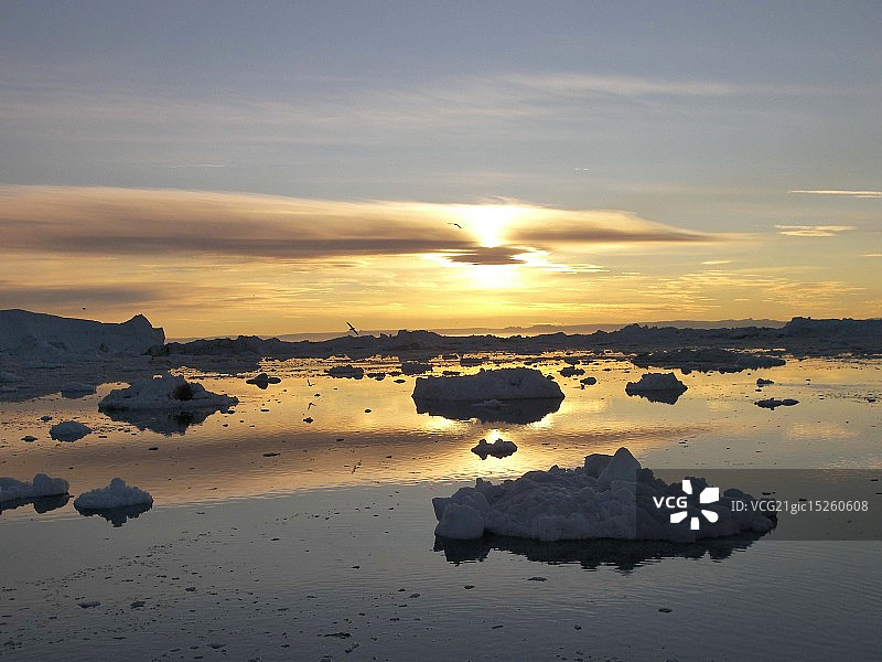 迪斯科湾的午夜图片素材
