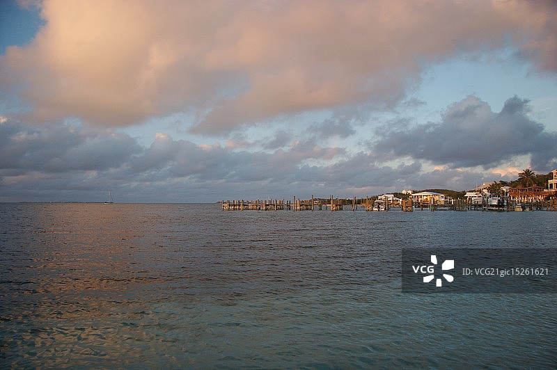 塔希提海滩图片素材