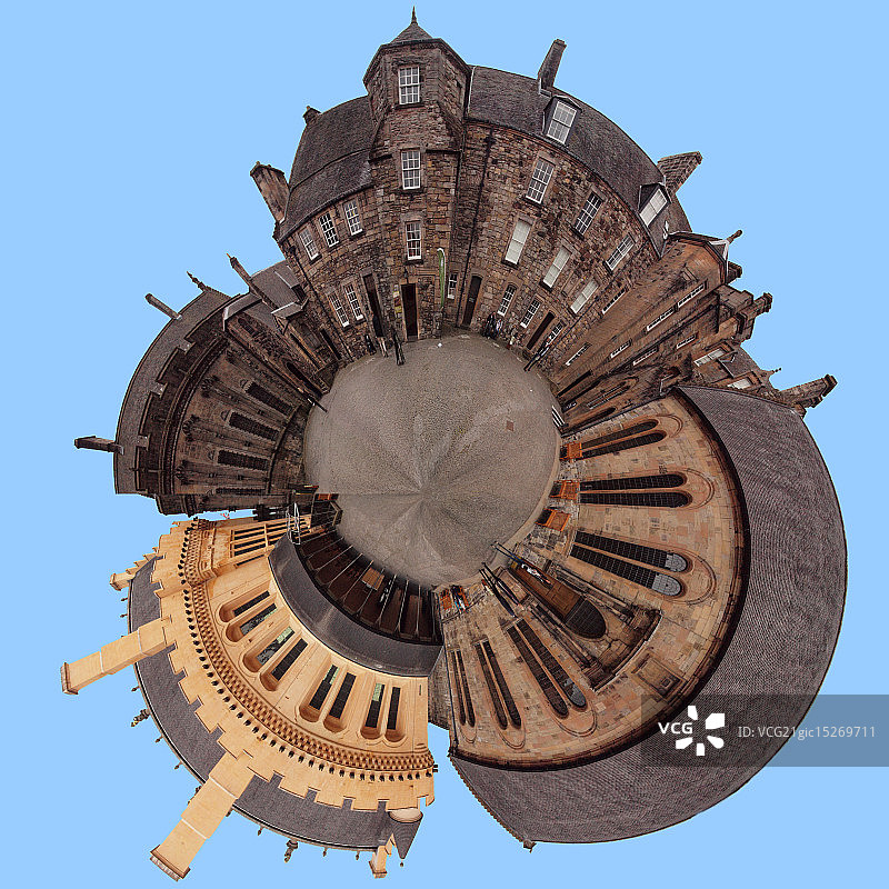 斯特灵城堡微缩星球图片素材