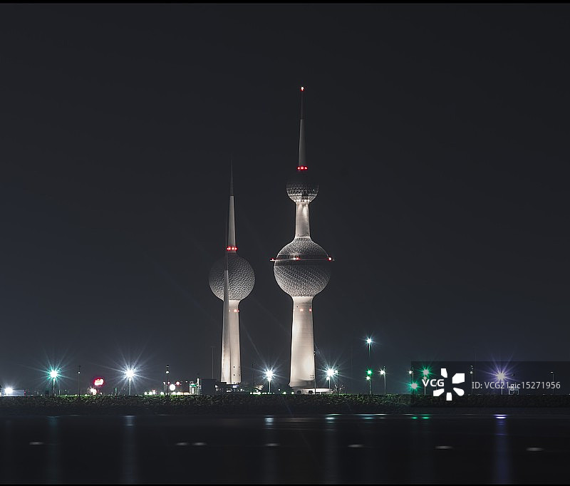 科威特塔特写镜头图片素材