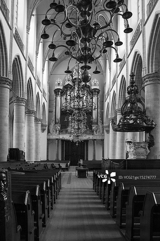 圣母教堂内部图片素材