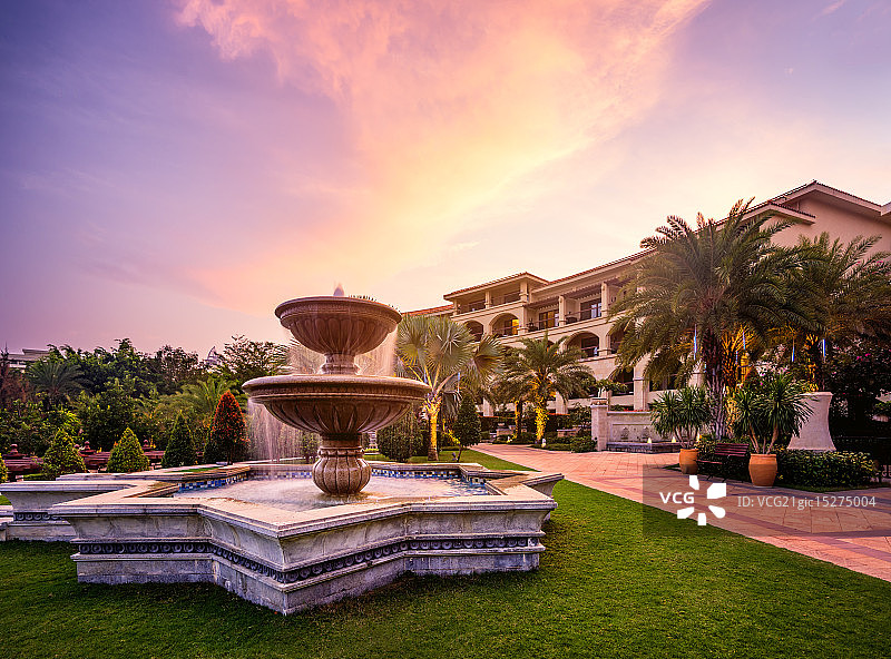 地中海风格奢华度假酒店图片素材