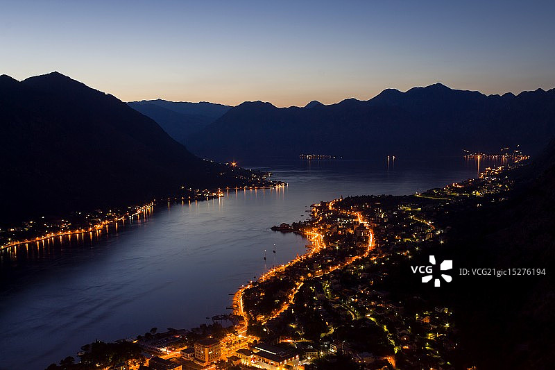 黑山科托尔湾图片素材